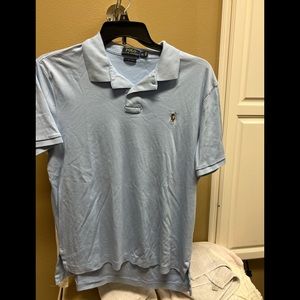 Mens polo by Ralph Lauren baby blue polo size xl
